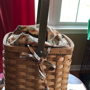 Longaberger 2003 Autumn Tote Basket